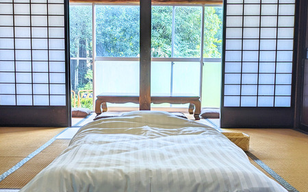 【ふるさと納税空き家体験NFT】Sanju~燕三条古民家の宿~ スキー体験付き 9名まで宿泊可！一棟貸1泊【257S003】