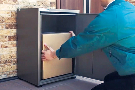 大容量で戸建てにも好評 薄型郵便ポスト＆鍵付宅配ボックス [グリーンライフ]