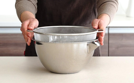 [家事問屋] 横口ボウル ザルセット 26 キッチン用品 燕三条製 下村企販 新生活 ボウル