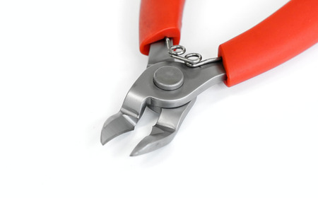 ニッパー 爪切り 赤 爪飛びガード付属 つめ切り ネイルニッパー 燕三条製 プリンス工業 【010S545】