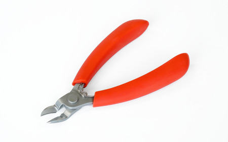 ニッパー 爪切り 赤 爪飛びガード付属 つめ切り ネイルニッパー 燕三条製 プリンス工業 【010S545】