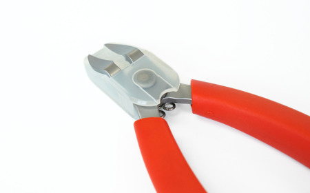 ニッパー 爪切り 赤 爪飛びガード付属 つめ切り ネイルニッパー 燕三条製 プリンス工業 【010S545】