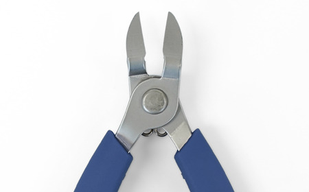 ニッパー 爪切り 紺 爪飛びガード付属 つめ切り ネイルニッパー 燕三条製　プリンス工業 【010S546】