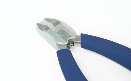 ニッパー 爪切り 紺 爪飛びガード付属 つめ切り ネイルニッパー 燕三条製　プリンス工業 【010S546】