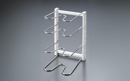 たてよこ収納フライパンラック シンク下収納 キッチン収納 パンラック キッチン 燕三条製