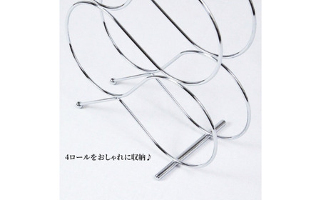 トイレットペーパースタンド パリ 収納 ラック おしゃれ スリム [キープロダクション] 【010S507】