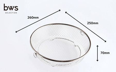 すっきり暮らす水切りかご　まるい浅型【010S498】