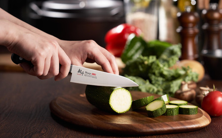 村斗SHARP 2本セット（三徳・ペティ） 万能包丁 フルーツナイフ 食洗機対応 キッチン用品 調理器具 新生活 燕三条製 [下村工業] 【015S149】