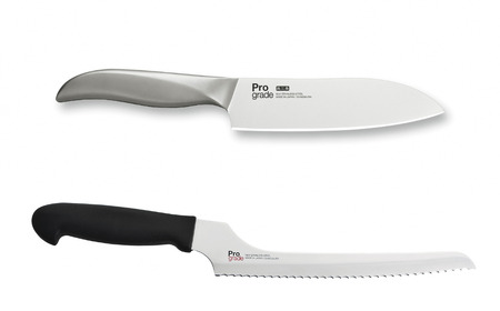 プログレード 包丁スタンドセット 三徳包丁 パンナイフ 千切り器 調理はさみ まな板2枚 包丁スタンド キッチン用品 調理器具 新生活 燕三条製 [下村工業] 【040S035】