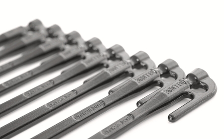 鍛造ペグ エリッゼステーク 38cm ペグ 8本セット 黒