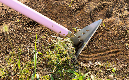 万能鍬 三角ホー バタフライプリンセス ピンク 家庭菜園 農作業 燕三条製 [浅野木工所] 【014S106】