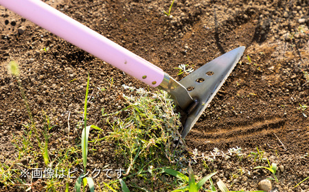 万能鍬 三角ホー バタフライプリンセス ホワイト 家庭菜園 農作業 燕三条製 [浅野木工所] 【014S107】