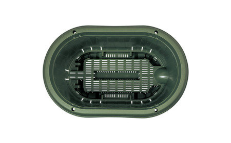 GPエアスリットプランター470トレー付 カーキ 3個セット 屋外 家庭菜園 園芸用品 燕三条製 【010S651】