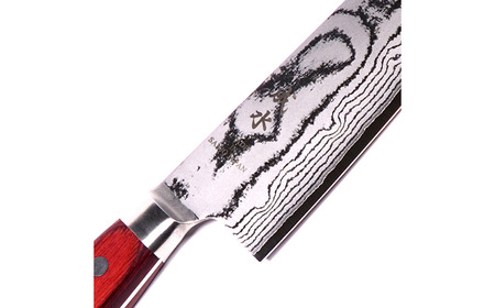 [成水] ダマスカスv金10号割込 牛刀 刃部21cm キッチンツール ダマスカス 調理器具 料理包丁 【050S020】