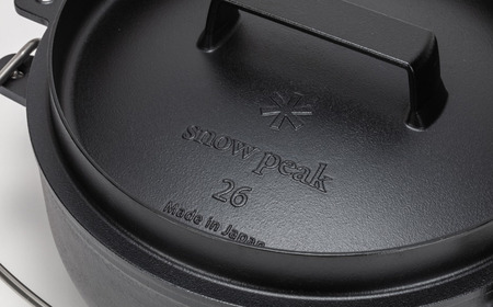 スノーピーク 和鉄ダッチオーブン26 CS-520 Snow Peak キャンプ用品 アウトドア用品 防災 防災グッズ 防災用品【114S004】