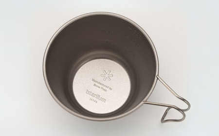 スノーピーク 深型チタンシェラカップ 蓋付き E-314 Snow Peak キャンプ用品 アウトドア用品 防災 防災グッズ 防災用品【017S129】