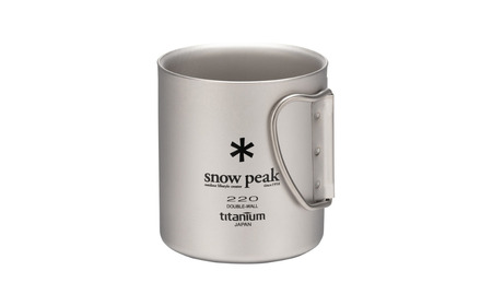 スノーピーク チタンダブルマグ 220 フォールディングハンドル MG-051FHR (Snow Peak) キャンプ用品 アウトドア用品 防災 防災グッズ 防災用品【017S130】