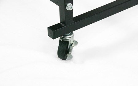 タイヤラック ダブルロック付 g-578-1 タイヤ収納 スタンドロック キャスター付き ロック機能付き 転倒防止 [キープロダクション] 【051S006】