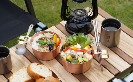 [ベルモント] コッパーシェラカップREST深型600（メモリ付） 調理器具 アウトドア用品 キャンプ用品 燕三条製 防災 防災グッズ 防災用品 ソロキャンプ 【020S082】