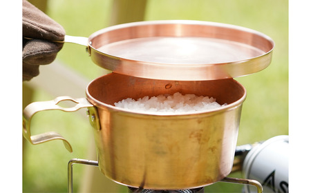 [ベルモント]コッパーミニフライパン15 アウトドア キャンプ 燕三条製 防災グッズ