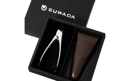 SUWADA つめ切り ミラーL&革ケースセット 爪切り ネイルケア 高級 ギフト 燕三条 諏訪田製作所
