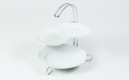 [キープロダクション] オードブルスタンド3段 クロームメッキ【012S133】