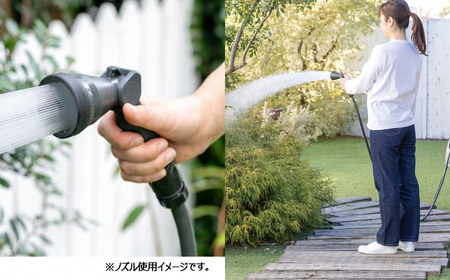 ホースリールギアスピードギガ20mスタンドセット KGHS20DD(DGY) ホース ガーデニング 水やり 散水 園芸 [Breezy Green] 【027S033】