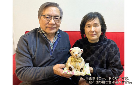 木目込み人形 朱鷺（とき）メキベア「結婚祝、金婚式・銀婚式祝バージョン」 レギュラー 名入れ 刺刺繍 お祝い プレゼント ときめきベア 【099S010】