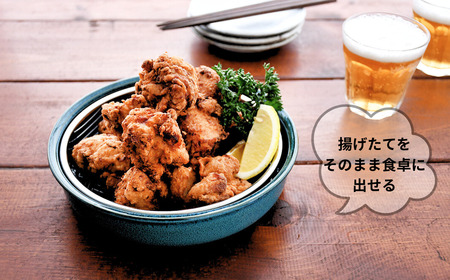 ダイニングバスケット2P 揚げ物皿 クーラーディッシュ 網付き皿 陶器 食器 おしゃれ 油切り キッチン用品 調理用具 ケデップ [kdep]【015S177】