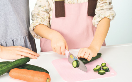 [コトコト] 包丁・ピーラー・まな板セットB ブルー 子供用 こども 食育 キッチン用品 燕三条製 [下村工業] 【010S740】