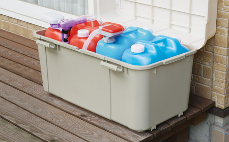 スペースボックス880 アイボリー 105L 防災 アウトドアコンテナ キャンプ用品 宅配ボックス