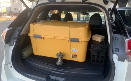 スペースボックス880 イエロー 105L 防災 アウトドアコンテナ キャンプ用品 宅配ボックス