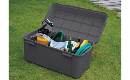 スペースボックス880 グレー105L 防災 アウトドアコンテナ キャンプ用品 宅配ボックス