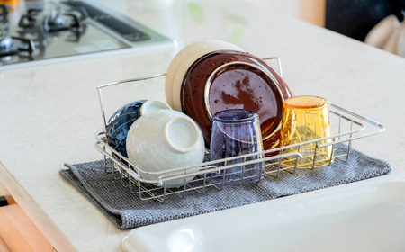 すっきり暮らす立て掛けられるシンク渡し水切り ステンレス 食洗機対応 燕三条製 [ビーワーススタイル] 【014S164】