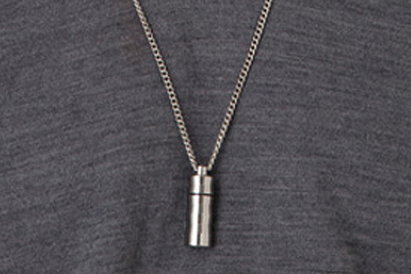 純チタン ニトロネックレス 70cm ウェーブタイプ チタン  [leger（レジエ）]【047P003】