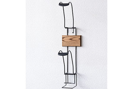 [RENO] 壁掛け ヘルメットハンガー サイクリング バイク インテリア 収納 ライダース【025P015】