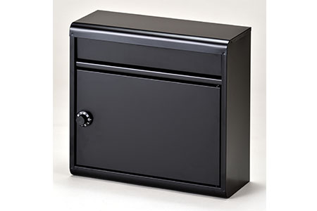 鍵付郵便ポスト（郵便受け） マットブラック  [グリーンライフ]【018P064】
