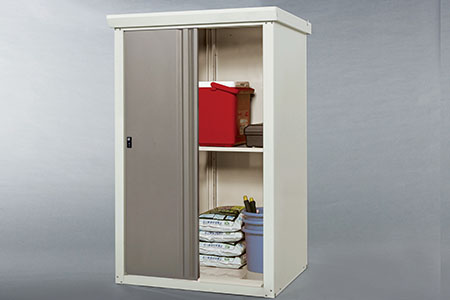 ファミリー物置 ダシーレ 0915（チタングレー） 約95×82×高さ153cm 倉庫 組立式 収納庫 倉庫や物置（収納庫）として便利 [グリーンライフ]【162P003】