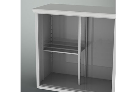 ファミリー物置き ダシーレ 1515（チタングレー） 約155×82×高さ153cm 倉庫 組立式 収納庫 倉庫や物置（収納庫）として便利 [グリーンライフ]【228P003】