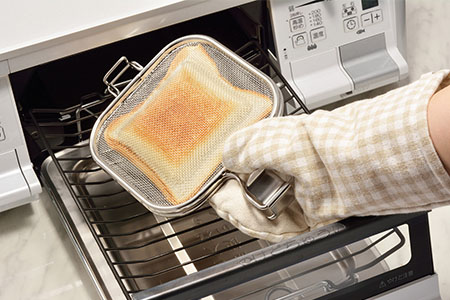 グリルホットサンドメッシュ 魚焼きグリル・オーブントースター用ホットサンドメーカー キッチンで使うホットサンドメーカー 調理器具 オーブントースターで使えるホットサンドメーカー [leye]【010P151】