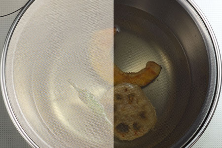 油ハネを防ぐメッシュカバー 24cm ステンレス製 キッチン用品 燕三条製 [leye]【010P153】