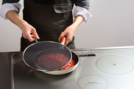 油ハネを防ぐメッシュカバー 24cm ステンレス製 キッチン用品 燕三条製 [leye]【010P153】