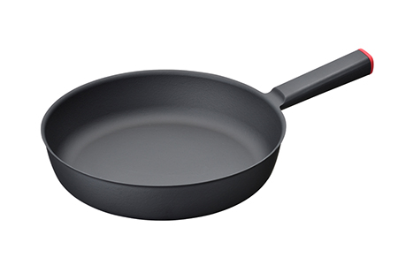 [SSC] 鋳物フライパン 26cm レッド IH対応フライパン 軽量 鉄 燕三条製