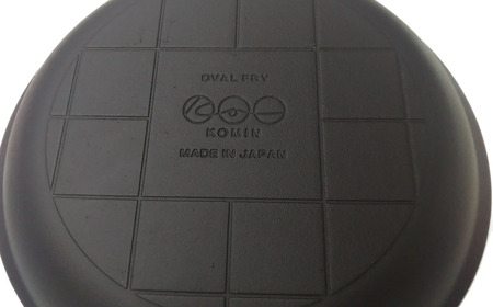 [KOMIN] オーバルフライパン 20cm IH等オール熱源対応 燕三条製