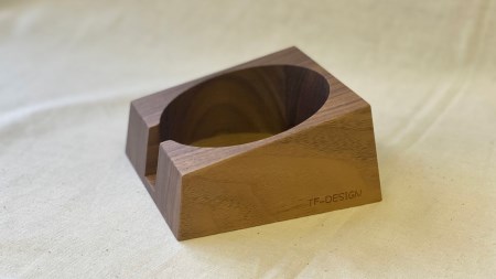 マグカップホルダーM　(ウォルナット) 燕三条製 デスク おしゃれ【014S002】