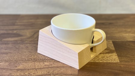 マグカップホルダーM　(メープル) 燕三条製 デスク おしゃれ【014S006】