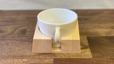 マグカップホルダーM　(メープル) 燕三条製 デスク おしゃれ【014S006】