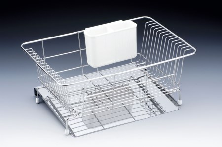 水が流れるステンレス製水切り（縦型） 水切りラック