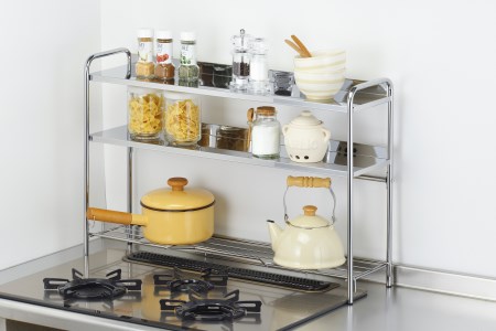 コンロ奥ラック(3段)【019S001】