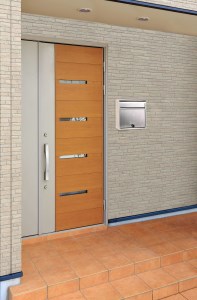 薄型ステンレスポスト（ダイヤル錠付） [グリーンライフ] 【018S006】